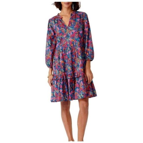 J.Crew popover dress in Liberty of London Ciara print Size XS - Picture 1 of 12